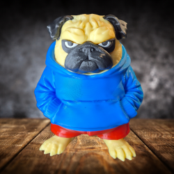 FreeStyle Pug Figür / Dekor FreeStyle Pug Figür / Dekor