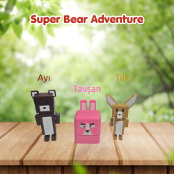 Süper Bear Adventure Figür / Dekor / Hayvan
