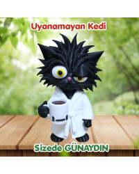 Uyanamayan Kedi Figür / Dekor Uyanamayan Kedi Figür / Dekor